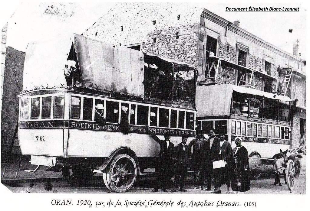 Oran- Car de la Societe Generale des Autobus Oranais - 1920 .jpg